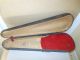 Antique G.  S.  B.  Black Coffin Style Wood Violin Case Late 1800 ' S - For Restoration String photo 6