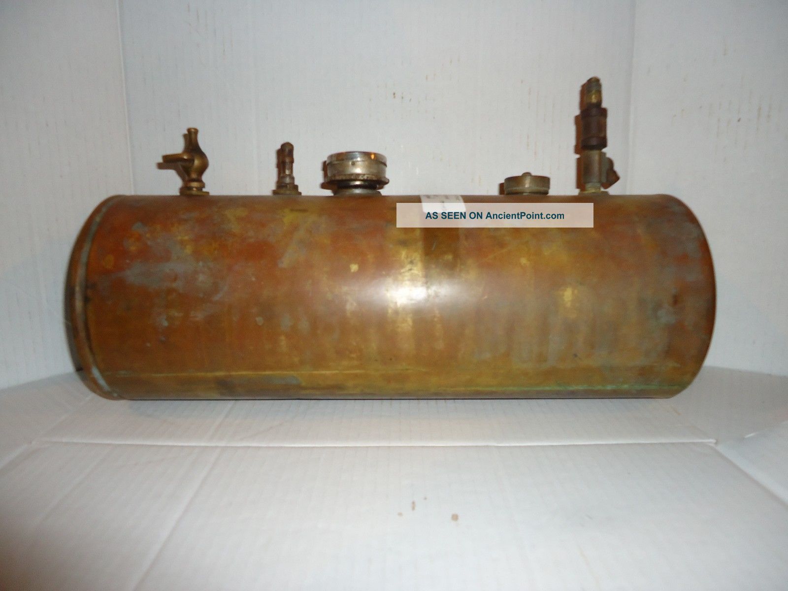 Antique Stove,  Range,  Gas,  Fuel Pressure Tank,  Brass,  1890 ' S - 1930,  Coleman,  Whites Stoves photo
