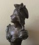 French Art Nouveau Lady ' S Bust Sculpture/statue By Sylvain Kinsburger Art Nouveau photo 5