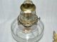 1881 Victorian B & H Cast Iron Oil Lamp & Holder Wall Mounted Bracket Kerosene Victorian photo 4