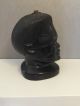 Early 20th Century Ebony Carved African Head Stunning Piece - Lamp Base Other African Antiques photo 1