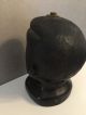 Early 20th Century Ebony Carved African Head Stunning Piece - Lamp Base Other African Antiques photo 4