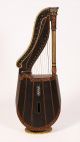 Antique Harp Lute Made By In London By Edward Light String photo 1