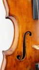 Old Antique 18th Century Mittenwald German Violin - String photo 9