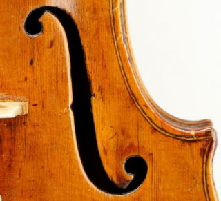 Old Antique 18th Century Mittenwald German Violin - photo