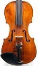 Old Antique 18th Century Mittenwald German Violin - String photo 1