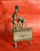 African Bronze,  Ashanti Antique Gold Dust Box,  Lost Wax Casting,  Signed Sculptures & Statues photo 3