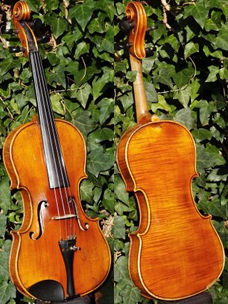 Vintage Czech Violin - Otakar Kotlar,  Pribram,  1934. ,  Powerful Sound photo