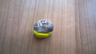 Extraordinary Silver Roman Ring In Form Bee,  Wearable photo