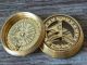 Nautical Collectibles Brass Sundial Compass Compasses photo 2