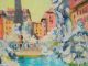 Impressionist Painting Of Piazza Navona Rome By Listed American Other Maritime Antiques photo 3
