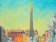 Impressionist Painting Of Piazza Navona Rome By Listed American Other Maritime Antiques photo 8