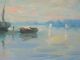 Well Listed American Artist Painting U K Thames Low Tide Impressionism Other Maritime Antiques photo 3
