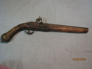 Antique Emblazoned Gun Pistol Part 18 