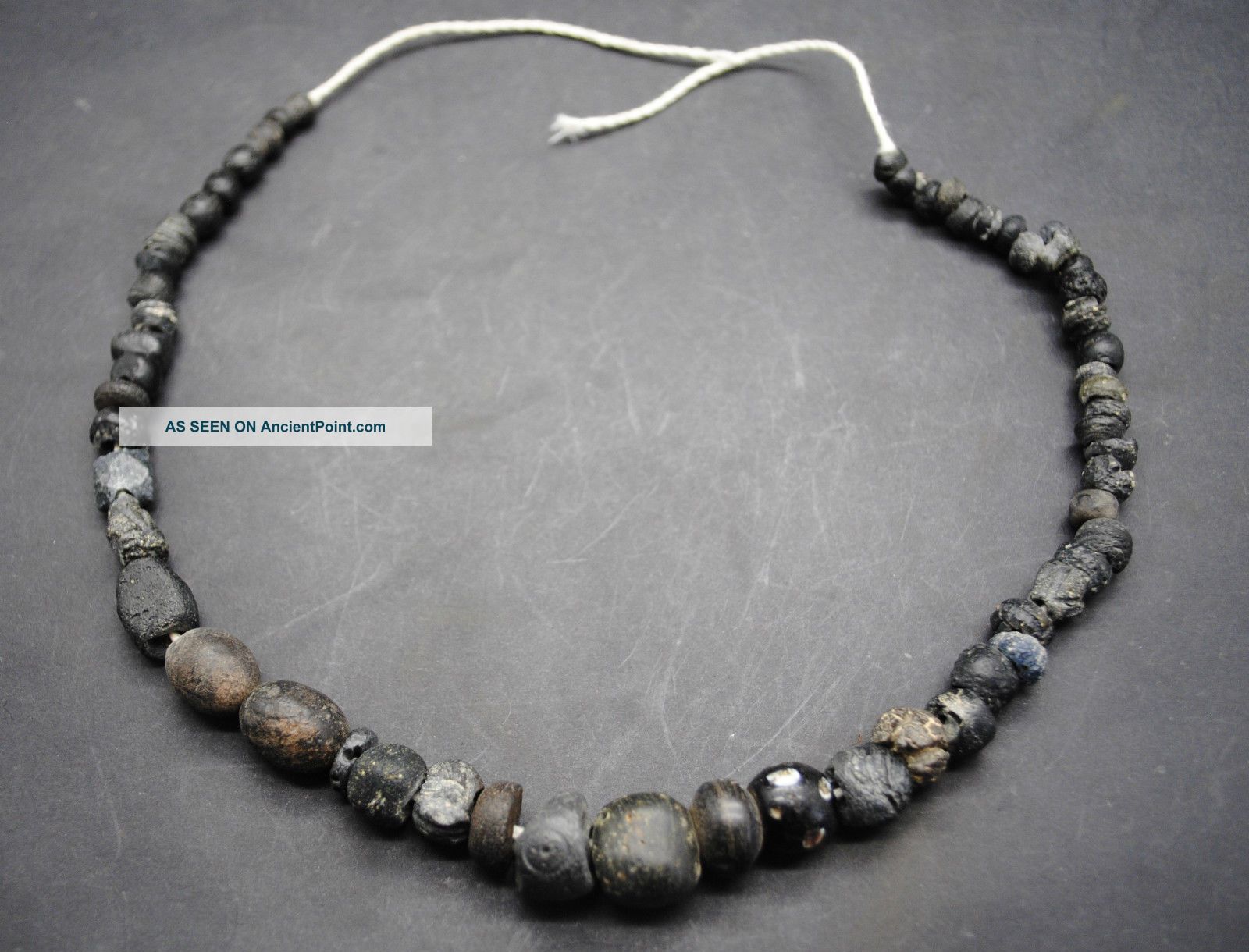 Ancient Romano - Egyptian Wearable Necklace With Large Beads 1st Century Ad Roman photo