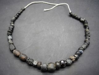 Ancient Romano - Egyptian Wearable Necklace With Large Beads 1st Century Ad photo