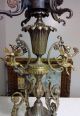 Tall Antique French Brass Gold Ornate Carved Candelabra 5 Arm / Candle Holder Metalware photo 1