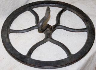 Vintage Singer Sewing Treadle Cast Iron Pulley Wheel/industrial - Farm/re - Use /nr photo