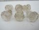 6 Vintage Small Glass Drawer Knobs Door Knobs & Handles photo 1