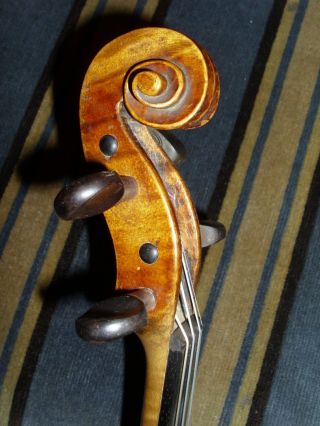 Very Good Antique German Violin: Label Jean Vauchel,  Offenbach 1841 photo