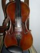 Very Good Antique German Violin: Label Jean Vauchel,  Offenbach 1841 String photo 1