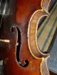 Very Good Antique German Violin: Label Jean Vauchel,  Offenbach 1841 String photo 2