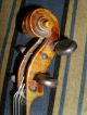 Very Good Antique German Violin: Label Jean Vauchel,  Offenbach 1841 String photo 3