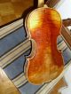 Very Good Antique German Violin: Label Jean Vauchel,  Offenbach 1841 String photo 5
