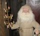 Christmas Santa Figurine W/candle Tree Primitive/french Country Bethany Lowe Primitives photo 1