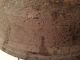 Wonderful Early Beehive Wood Dough Bowl,  Putty Paint,  Out Of Round Primitives photo 2
