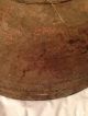Wonderful Early Beehive Wood Dough Bowl,  Putty Paint,  Out Of Round Primitives photo 6