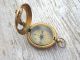 Sundial Compass Nautical Collectibles Brass Compass Pocket Sundial Compass Gift Compasses photo 1