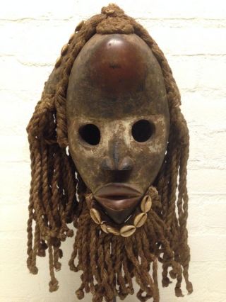 Liberia: Old Tribal African Mask From The Dan. photo
