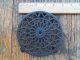 Vintage/ Antique Small Cast Iron Trivet Paw Footed (4) Feet Trivets photo 2