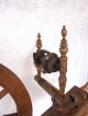 Compact Vintage Turned Wood Treadle 17 