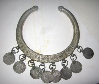 Vintage Tribal Gypsy Banjara Kuchi Belly Dance Coin Necklace Jwellrysee photo