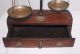 1900s Antique Goldsmith Jewelry Weight Balance Brass Scale For 100gms Wd Box 001 Scales photo 3