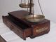 1900s Antique Goldsmith Jewelry Weight Balance Brass Scale For 100gms Wd Box 001 Scales photo 4