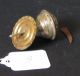 Clark ' S Ont Antique Spool Cabinet Knob & Escutcheon,  Rear Clip Country Store 3 Display Cases photo 2