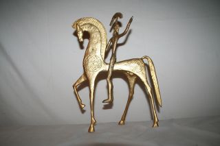 Mid - Century Scandinavian Design Rider With Plumed Helment Frederick Weinberg? photo