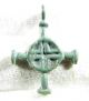 Rare Viking Era Bronze Cross Pendant - Religious Artifact - Wearable - Ef29 Roman photo 1