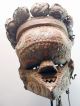 Museum Quality Copper Covered Face Tucks Mask Tribally Salampasu Ethnix Other African Antiques photo 2