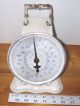 Antique Old White Metal 24 Lb Household Family Scale T24 Kitchen Decor Restore Scales photo 6