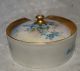 Antique Rosenthal Germany Hand Painted Porcelain Stud Collar Button Box German Baskets & Boxes photo 5