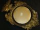 Vtg Fancy Turner Eagle Acorn Porthole Dome Convex Mirror 20 