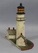 Antique Early 20thc Highland Light Cape Cod Cast Iron Lighthouse Doorstop Other Maritime Antiques photo 3