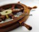 Wooden Ship Wheel Indian Rosewood Made Shipwheel Wall Decor Ship Wheel Wheels photo 2