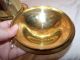 Vintage Art Deco Claw Foot Brass Bucket With Lid On Serving Platter Art Deco photo 3