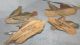 5 Vintage Hand Carved Wood Bird Pairs Ronald Holmes Cardinals Pheasants Quail, Carved Figures photo 10