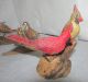 5 Vintage Hand Carved Wood Bird Pairs Ronald Holmes Cardinals Pheasants Quail, Carved Figures photo 4